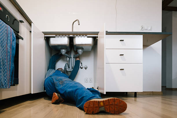 Professional Drain Cleaning technician working in Elkton, MD